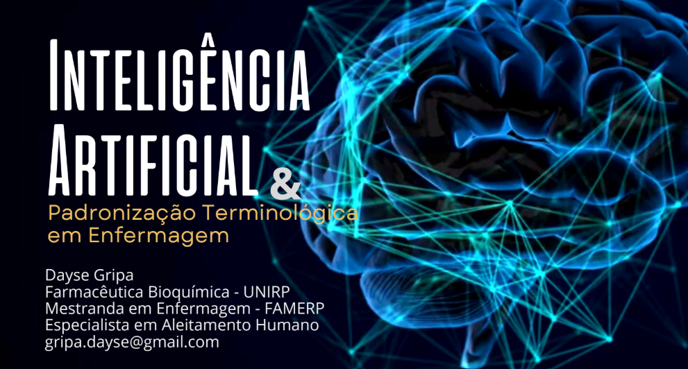 Capa do trabalho: Inteligência Artificial & Padronização Terminológica em Enfermagem